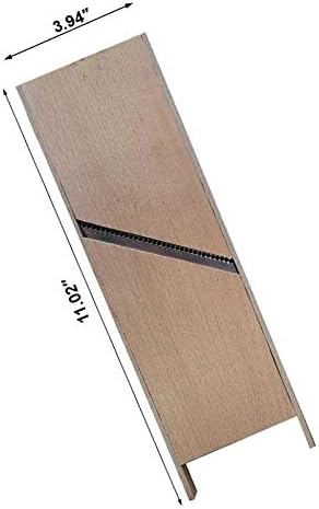Miniatura 2 de Rallador de madera de acero inoxidable para zanahoria coreana de 3,6 x 11,6 pulgadas, ensalada rusa
