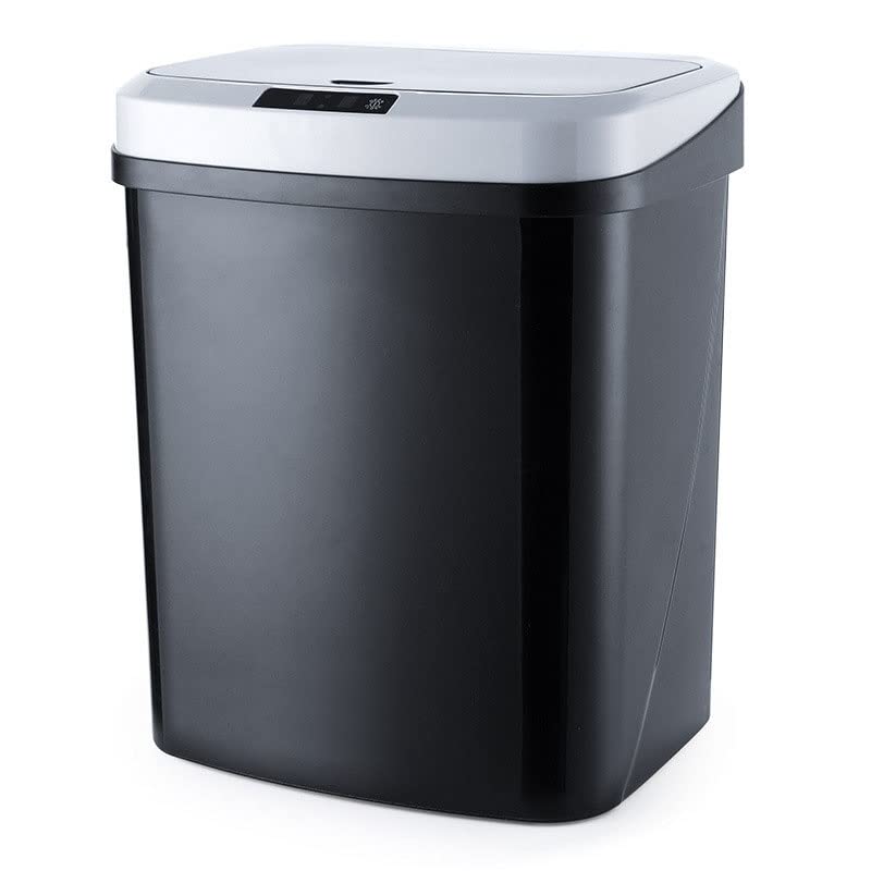Home Smart Induction Trash Can 16L Automatic Electric Sensor Waste Bins Kick Barrel Garbage