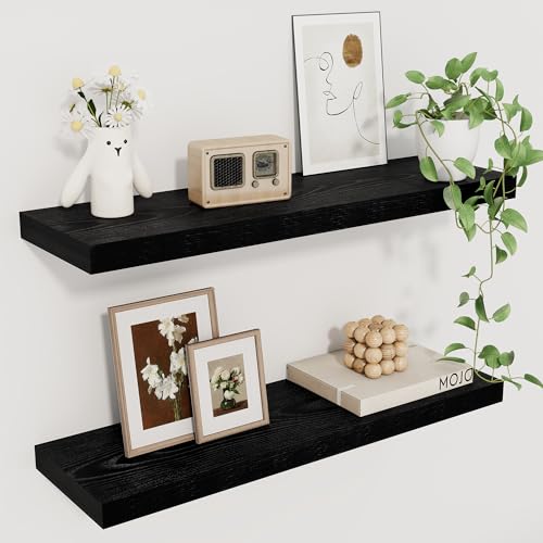 Fun Memories Deep Black Floating Shelf, 22.5" W x 6.5"