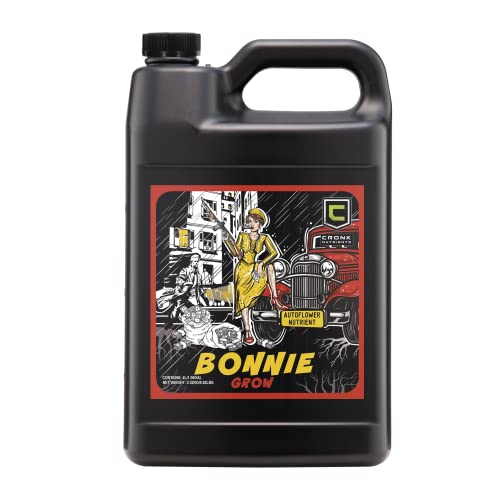 Cronk Nutrients Bonnie & Clyde Autoflower Nutrients Bloom and Grow – Yield Increasing Autoflower Plants Nutrient Kit – Easy to Use Plant Food – Optimal Formula for Optimal Results, 4L