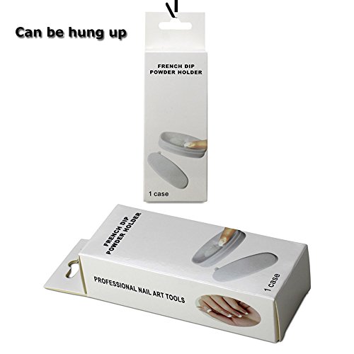 Nmkl Easy French Dip Jar Mold System Nail Dipping Powder Container Tray With Lids For Pink White Smile Line #TOP6