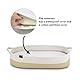 Kenuak® Wickelauflage, Baby Wickelkorb, Reise-Wickelunterlage, Moseskorb, Wickelaufsatz, Wickeltischauflage für Kommode, Babyzimmer Dekoration, Schaumstoffmatratze + wasserabweisender Bezug