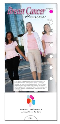 ZOCO - Tabela de slides de conscientização do câncer de mama - Item promocional personalizado (pacot