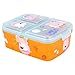 Peppa Pig |Sandwichera Con 4 Compartimentos - Tupper Infantil - Fiambrera Decorada Para Niños