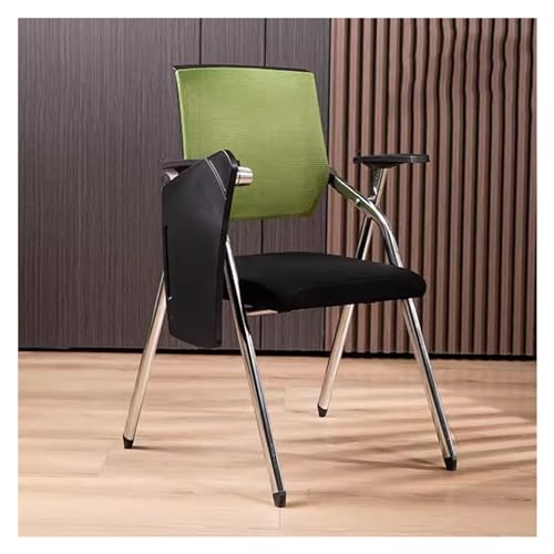 Fauteuil pliant chaises de bureau mesh pliable avec tablet arm board métal