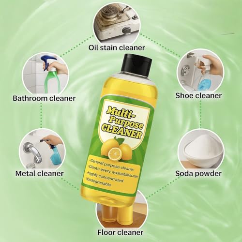 Image of All-Purpose Lemon Cleaner - Natural Citrus Power for Clean Surfaces, Multipurpose Lemon Cleaner (1)