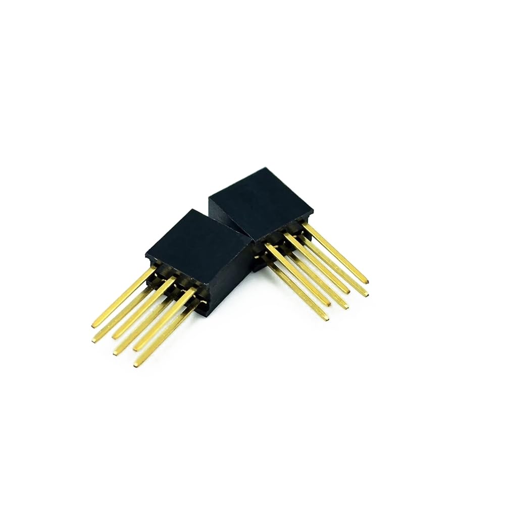 Treedix 4 Set di Perni Stacking Headers Kit Teste Femminili Staccabili Compatibile con Arduino UNO R3 (15 pz in totale)