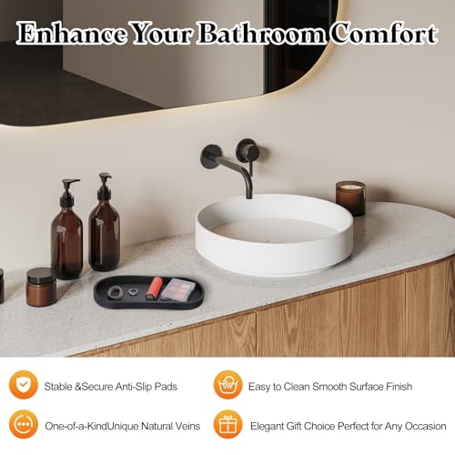 Bandeja de baño de silicona de alta calidad minucioso diseño ovalado para perfumes 7
