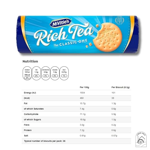 McVities Classic Rich Tea Pack of 3, 300g