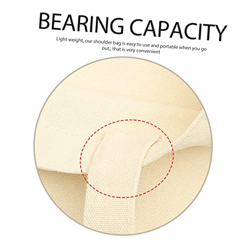 Healifty 6Pcs Reusable Sublimation Tote Bags Large Capacity Blank Canvas Handbags for School Groceries Travel and More Stylish Practical Design for Personalization3