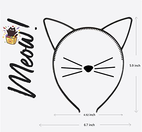 Cat Ear Headbands For Women Girls Cat Headband For Girls Easter Christmas Party Favors Cosplay Hair Accessories #TOP2