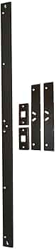 Door Armor MAX – Complete Door Reinforcement Set for Jamb, Frame, Strike Plate — DIY Home Door Security – Aged Bronze