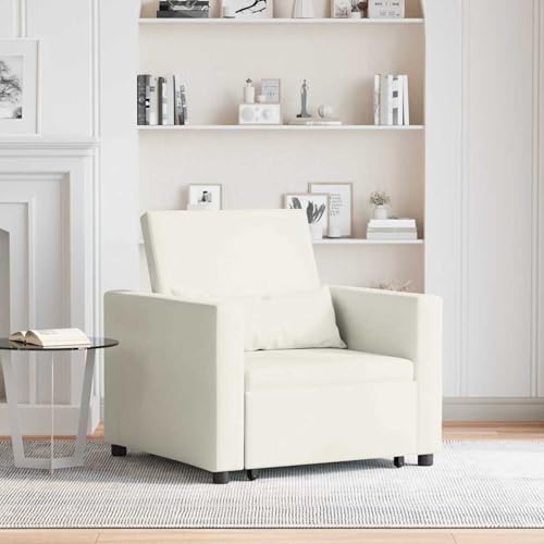 TidyardSillón Convertible Crema de 3 en 1
