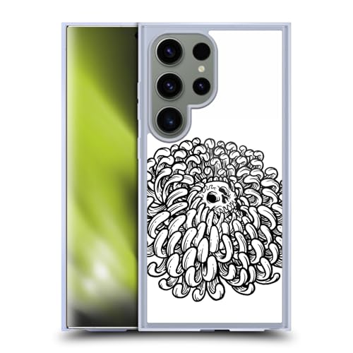 Coque Samsung S24 Ultra MagSafe avec motif Fleur Crâne Matt Bailey protection antichoc