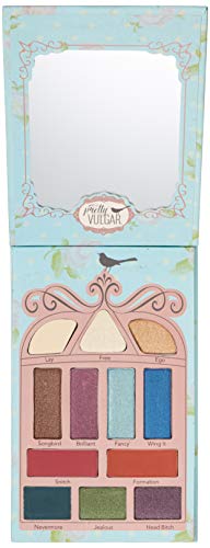 Pretty Vulgar Throwing Shade Eyeshadow Palette, Long-Lasting, Creamy, Blendable And Pigmented Matte & Shimmer Eyeshadows, Gluten-Free And Cruelty-Free, Pretty Birdie, 1.4G / 0.05 Oz X 7, 1.2G / 0.04 Oz X 5 #TOP3