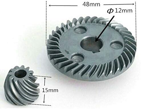 Spiral Bevel Gear Set Replacement for Makita 9553NB 9554NB 9555NB 9557NB 9558NB Angle Grinder – Aftermarket Repair Part