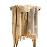 GFM Löwenzahn oder Federn oder Bienen oder Sterne mehrfarbig Design Schals
