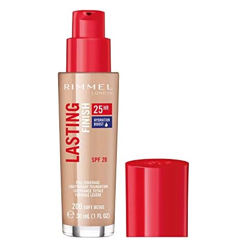Rimmel London Lasting Finish Foundation 25H Soft Beige Cover