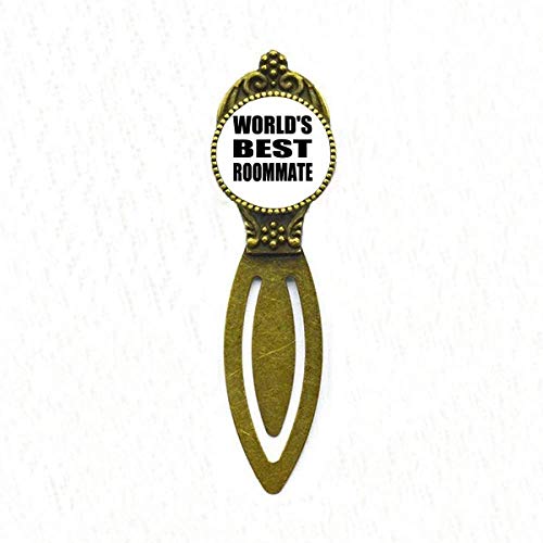 Marque-page rétro World's Best Roommate accessoire lecture diplôme