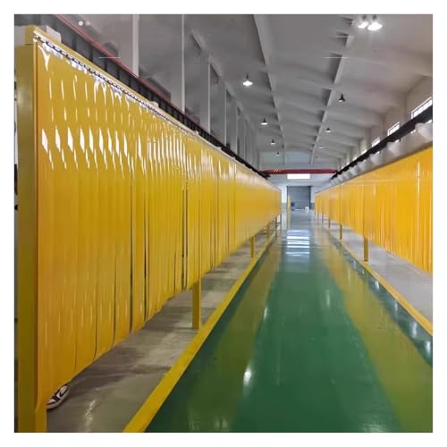 Cortina de vinilo ignífugo y puerta a prueba de chispas para fábricas 2