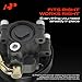 A-Premium Power Steering Pump, with Pulley, Compatible with Ford F-150 2004-2008, Expedition 2003-2006 & Lincoln Mark LT 2006-2008, Navigator 2003-2006, 4.6L 5.4L, Replace # N7120122A1, 2L7Z3A674CARM