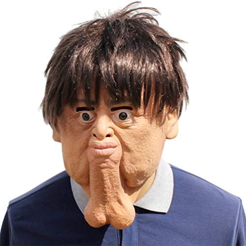 Novelty Funny Halloween Cosplay Costume Masquerade Party Latex Head Full Face Mask