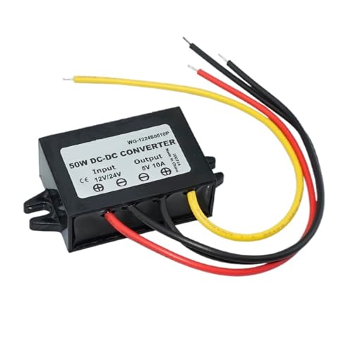 Convertisseur 12V 24V à 5V pour alimentation de caméra et GPS en camping-car