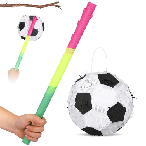 UPKOCH Soccer Pinata Theme Paper 2 pieces Birthday Party