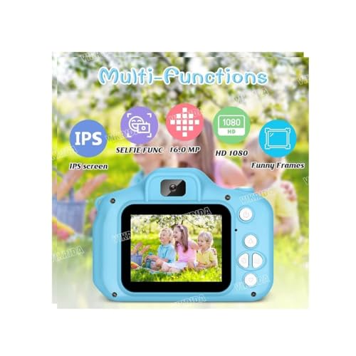 VikriDA Kids Digital Camera 2.0" Color Display Blue - Image 3