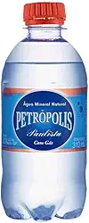 Água Mineral PETROPOLIS Paulista Pet 310 Ml com Gás 12 unidades