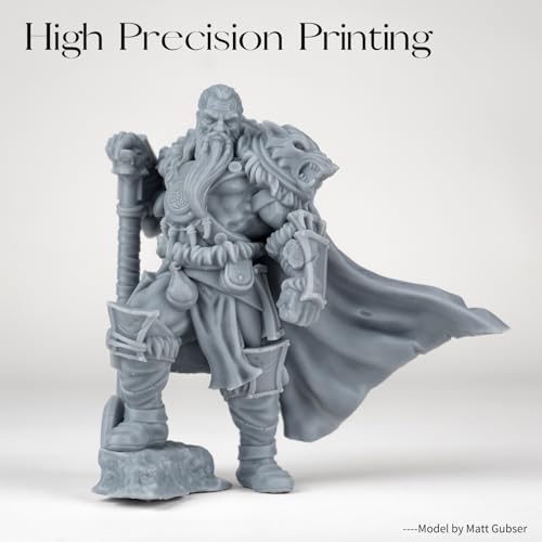 Image of Siraya Tech Fast ABS-Like 3D Printer Resin, Tough Grey, Enhanced Durability for 3D Printing, High Impact Resistance, Smooth Finish, Ideal for 4K /8K /12K LCD DLP SLA 3D Printer - 1kg