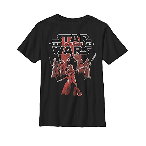 T-shirt Star Wars Episode 8 Royal Guard noir vêtement coton grand garçon