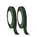 YANGWEN 2 Rotoli Nastro Fiorista Verde, Adesivo Nastro per Fioristi, Nastro Fiore,Nastro Fioristi per Bouquet, Confezionamento di Fiori, Produzione Artigianale, Corona Nozze,27m*12mm