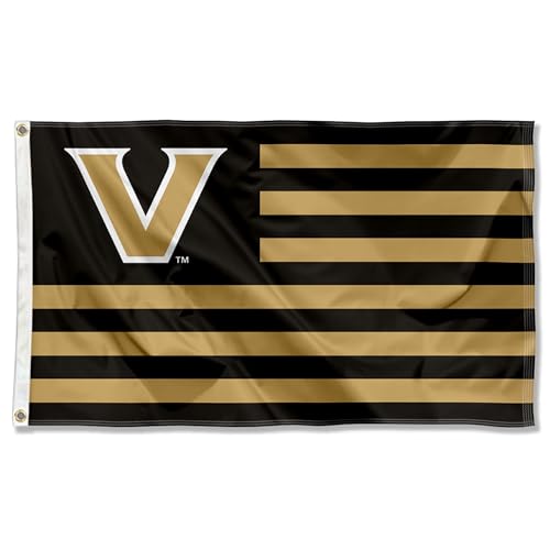 Vanderbilt Commodores American Stripes Nation Flag