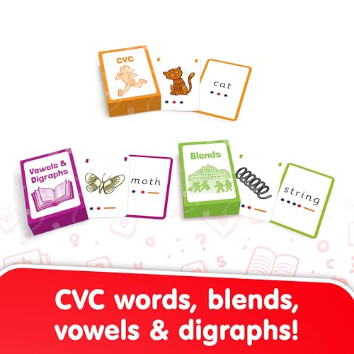 Junior Learning Decoding Flashcards, 162 Cards, Ages 5+, Language & Decoding, K-1 - Image 2