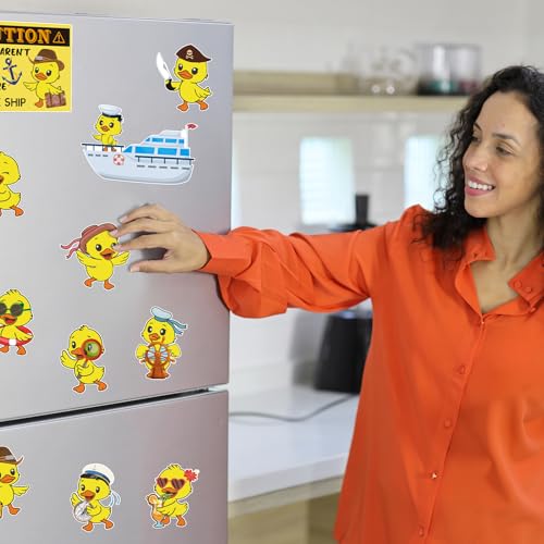 30 imanes decorativos en forma de pato para puerta miniatura 4