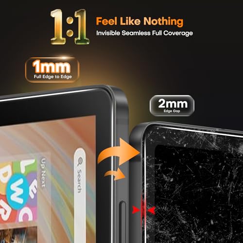 Image of OMOTON Screen Protector for Amazon Fire HD 10 Tablet (13th /11th Generation, 2023 /2021 Released) /Fire HD 10 Plus /10 Kids /Kids Pro All-New 10.1 Inch, TOP 9H+ Tempered Glass with Easy Installation Tray, Bubble-Free & Scratch-Resistant