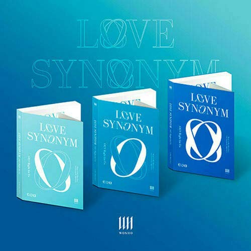 WONHO LOVE SYNONYM#2 RIGHT FOR US Album  VER.1 + VER.2 + VER.3  3 Ver SET 3CD+3 P.Book+3 Card K-POP SEALED+TRACKING CODE