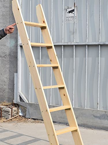 Échelle lits superposés marches extra larges anti glissade bois
