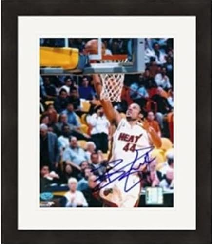 Autograph Warehouse 410027 Brian Grant Autographed 8 x 10 in. Photo Miami Heat No.2 Matted & Framed