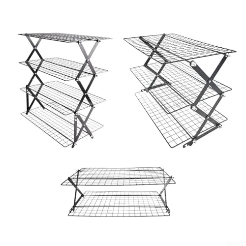 Grille de refroidissement pliable multi-pâtisseries à 3 niveaux - 8