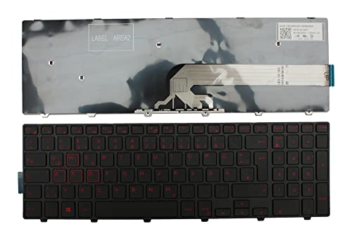 Clavier PC portable Dell Inspiron 15 7559 noir azerty allemand