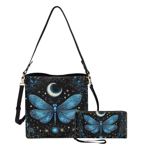 Womens Purses and Handbags Fashion Office Work Handbag Purse 2Pcs Set