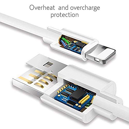 [Apple MFi Certified] iPhone Charger, 2 Pack 3FT Lightning to USB Fast Charging Data Sync Transfer Cable with 2 Pack USB Wall Charger Travel Plug Compatible with iPhone 11/11 Pro/XS/XR/X 8 7 6, iPad - Thumbnail 2