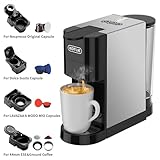 Espresso 4in1 Coffee Pods Machine for Nespresso Original/Dolce Gusto/Ground Capsule and ESE Coffee Pods,19 Bar Automatic Coffee Capsule Machine, AC-513K (BLACK-513HF) - Image 7