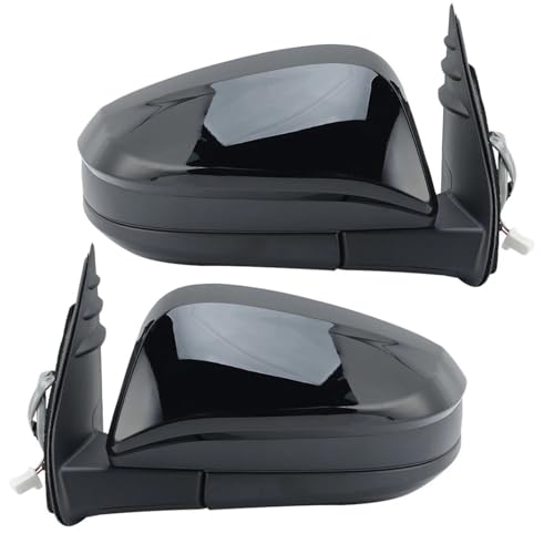 Ensemble miroir porte Toyota Hilux 2015-2020 accessoires voiture rétroviseurs pliants noirs