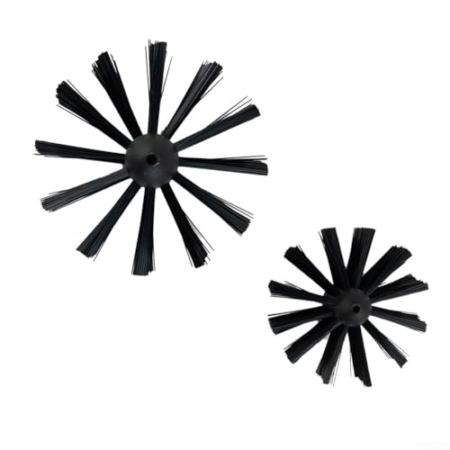 for 2Pcs Chimney Brush(100 Mm+150mm), Fireplace Devices Reliable Nylon Chimney Lint Remover For Cleaning Dryer Duct, Chimney Pipe