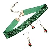 Photo Gallery ranuw set di collana girocollo con orecchini natalizi con ciondolo a forma di albero di olio in stile cartone animato, regalo per donne, adolescenti, ragazze, orecchini di natale per donne Photo Gallery ranuw set di collana girocollo con orecchini natalizi con ciondolo a forma di albero di olio in stile cartone animato, regalo per donne, adolescenti, ragazze, orecchini di natale per donne