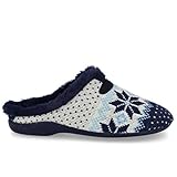  Garzon 7400.319 Zapatillas DE CASA Mujer - Sintético para: Mujer Color: Azul Talla: 38