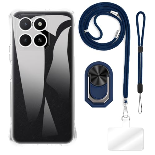 ESACMOT [4 in 1] P[X Huawei Honor Play 9A 4G 2024 Ƃ̌݊AXgbvAXgohAOtAϏՌیJo[spZbg (NAP[X + u[Zbg)